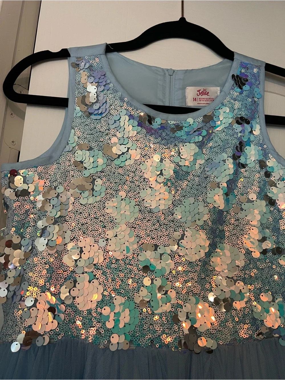 Justice sparkling sequin
